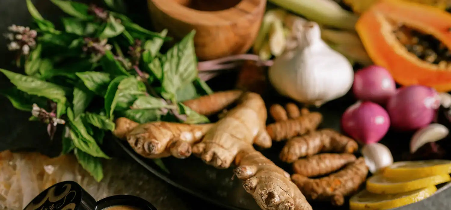 Organic ingredients in the mekha exfoliating cleanser